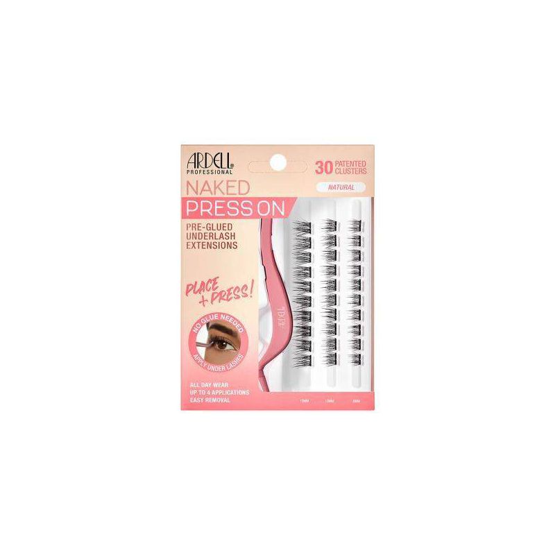 Ardell Press On False Eyelashes kit - Natural - 30ct, 1 of 6