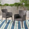 Sapphtopaz Patio Dining Chairs Wicker Patio Chairs with Back for Patio, Outside, Living Room - 2 of 4