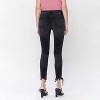 Women's Noteworthy Mid Rise Raw Hem Skinny Jeans - FLYING MONKEY - 4 of 4