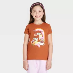 Girls' 'Unicorn' Short Sleeve T-Shirt - Cat & Jack™ Cinnamon