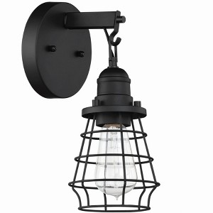 Craftmade Lighting Thatcher 1 - Light Wall Light in  Flat Black - 1 of 2