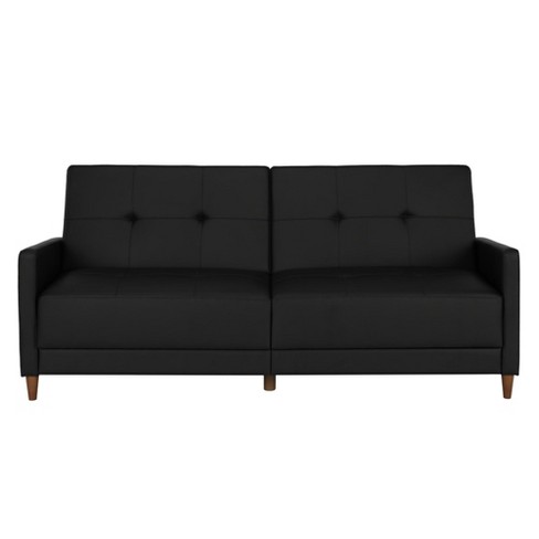 Leather futon target on sale