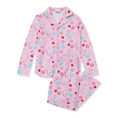 Lands' End Kids Flannel 2 Piece Pajama Set