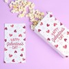 Big Dot of Happiness Happy Galentine’s Day Popcorn Bags with Hearts, Valentine’s Day Favor Treats Free-Standing Individual White Paper Bags - 25 Count - 2 of 4