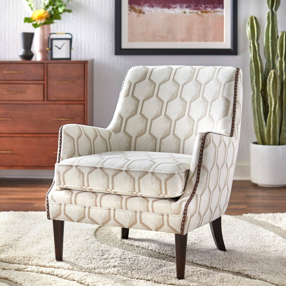 Reymon Accent Chair Pearl - Lifestorey was $399.99 now $259.99 (35.0% off)