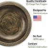 Good Directions 22" Copper Hanging Buddha Bird Bath - Orange - 3 of 4