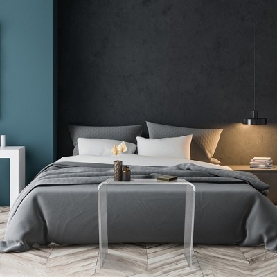 Designstyles Acrylic Night Table, Luxurious Home Decor Essential, Perfect for Bedside Elegance