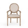 Set of 4 Judith French Country Wood Upholstered Dining Chairs - Christopher Knight Home - 3 of 4