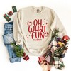 S.W.Smiley Oh What Fun Sparkle -  Womens Sweatshirt - 2 of 3
