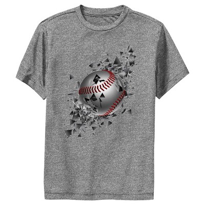 Boy's Lost Gods Baseball Shattered Pieces Performance Tee : Target
