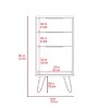 Okak 3-Drawer Dresser Organized Storage, Robust Steel Legs, Sleek Compact Design with Durable Top for Home/Office - 4 of 4