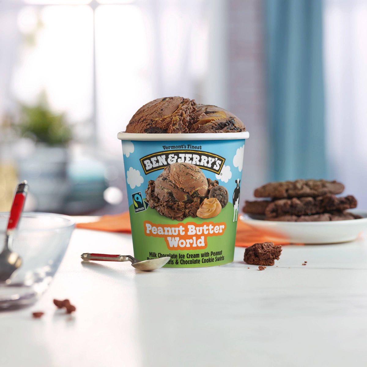 Ben & Jerry's Peanut Butter World Chocolate Ice Cream - 16 fl oz - thumbnail 3