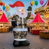 NAYSAYE 8FT Outdoor Christmas Inflatable Santa Claus Camo Decoration for Front Yard and Backyard  , Multicolor, 51.3"*35.5"*98.5" - 4 of 4