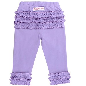 RuffleButts Baby/Toddler Girls Ruffle Leggings with Signature Rear Ruffles - 1 of 2