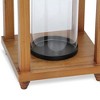 Cheung's Vivora Wood & Metal Open Side Lantern - Small - 4 of 4