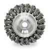 Weiler  Twist Wire Wheel Brush,Arbor,6 In. 93394 - 2 of 2