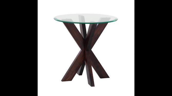 Axbridge Side Table - Linon, 2 of 11, play video
