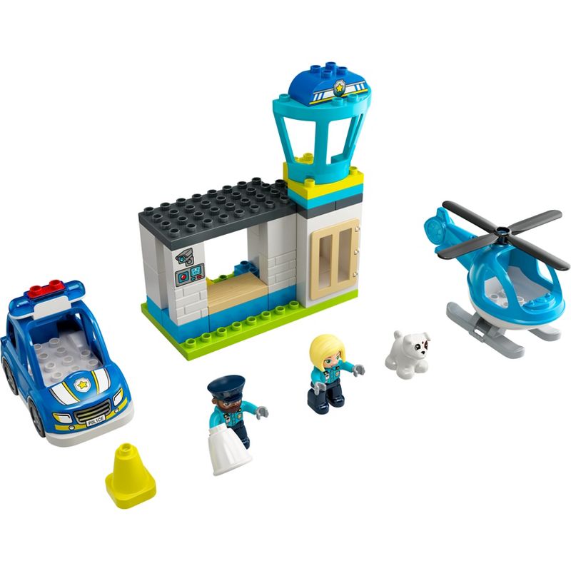 LEGO DUPLO Rescue Police Station &#38; Helicopter Toy Set 10959, 3 of 8