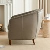 KINWELL 29.1" Wide Tufted Top-Grain Genuine Leather Armchair - 4 of 4