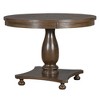 NicBex Round Dining Table Set for 4 Retro Wood Dining Set Pedestal Table Base with 4 Chairs for Kitchen - image 2 of 4