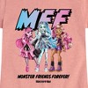 Girls' - Monster High - Draculaura Frankie Clawdeen Monster Friends Forever Fitted Short Sleeve Graphic T-Shirt - image 2 of 4