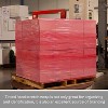 PSBM 4 Rolls Tinted Red, Hand Pallet Stretch Wrap, 18 in. x 1500 Ft. x 80 Gauge - 3 of 4