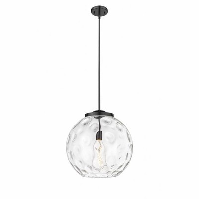 Athens Water Glass - 1 Light Pendant In Industrial Style-17.13 Inches Tall and 15.75 Inches Wide