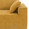 VASIP Minimalist L-Shaped Sectional Sofa Set, 2-Piece Chenille Couch, Wrinkle-Resistant, 111.5*72" No Assembly, Dark Blue - 4 of 4