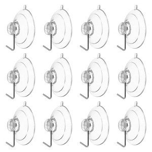 Unique Bargains Waterproof Reusable Load 2.2 Lbs Suction Cup Hooks and Hangers - 1 of 4