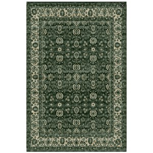 Floral Rug Washable Area Rugs, Non Slip Vintage Boho Stain Resistant Low Pile Carpets for Living Room Dining Room Bedroom Office Hallways Entryway - 1 of 4