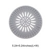 Unique Bargains Drain Strainer Round Drain Strainer TPR 5.24"x5.24" 1 Pc - 3 of 4
