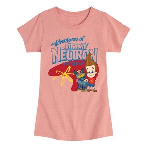 Girls' - Jimmy Neutron - Adventures of Jimmy Neutron Fitted Short Sleeve Graphic T-Shirt - 1 of 4