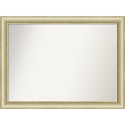 Amanti Art Textured Non-Beveled Framed Wall Mirror