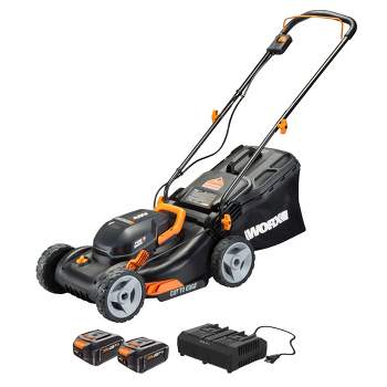 Worx WG743 40V Power Share 4.0Ah 16" Cordless Lawn Mower (Battery & Charger Included)