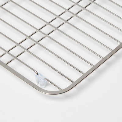 12.5&#34;x 10.5&#34; Wire Sink Mat Silver - Brightroom&#8482;_0