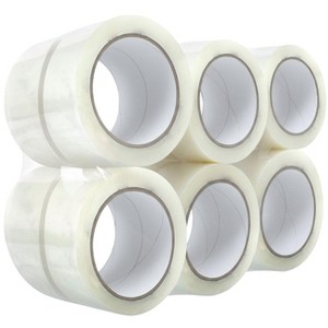 Itopfox Clear Packing Tape, 12 Rolls Heavy Duty Packaging Tape for Shipping, Moving, Sealing, Thicker Clear Packing Tape, 65 Yards Per Roll - 1 of 4