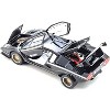 Lamborghini Countach LP 500R Black with White Interior 1/18 Diecast Model Car by Kyosho - 2 of 4