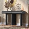 NicBex Modern Painted Console Table with 2 Curved Drawers & 3 Geometric Legs,Narrow Entryway Table Foyer Tables for Hallway,Living Room - 2 of 4