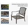 Syemin Patio Seating Sets Outdoor Bistro Set，Special Design, Chat and Conversation Furniture Set，for Garden, Living Room, Blue, 49.21"*31.06"*33.46" - 3 of 4