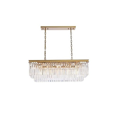 Elegant Lighting Sydney 12 - Light Chandelier in  Satin Gold