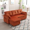 CAVINAS Modular L-Shaped Sofa, Modular 3 Seater Sofa with Reversible Chaise Lounge, Sofa Bed, Sleeper Sofa, Sofa Combination with Storage Seats - 4 of 4