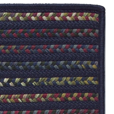 Colonial Mills Navajo Braided Rug, Navy 2x4, Rectangle Shape