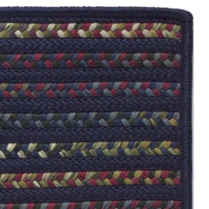 Colonial Mills Navajo Braided Runner, Navy 2x7, Rectangle Shape - 1 of 4