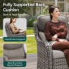 Gymojoy  Outdoor 5 Inch Gliders Chairs with Fire Pit Table Patio Funiture - 4 of 4