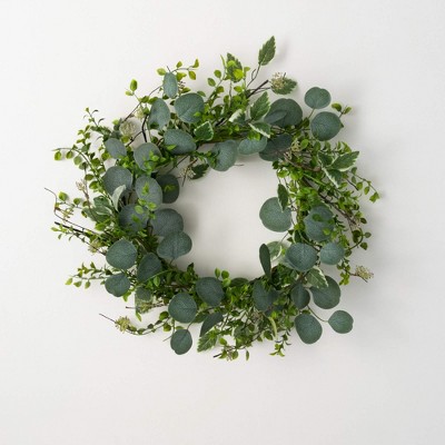 Sullivans Artificial 24" Variegated Foliage Mix Wreath