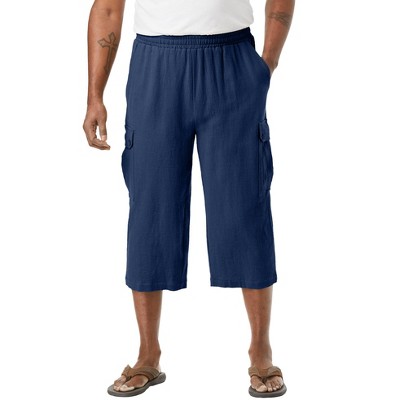 KingSize Men's Big & Tall Gauze Cargo Judo Shorts
