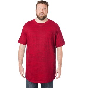 KingSize Shrink-Less Lightweight Longer-Length Crewneck Pocket T-Shirt - 1 of 4