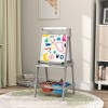 Acoinel Double Sided Art Easel with Storage Bins for Kids - 4 of 4