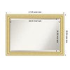 Amanti Art Sophia Beveled Framed Bathroom Vanity Wall Mirror - 3 of 4