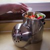 Lehman's Countertop Compost Bin, Odorless Kitchen Stainless Steel Composting Pail with Lid and Carbon Filters, 1 Gallon Composter Bucket - 4 of 4